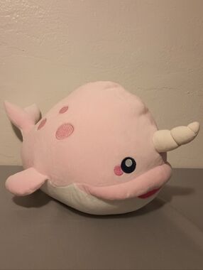 Takashoji Pink Narwhal Plush